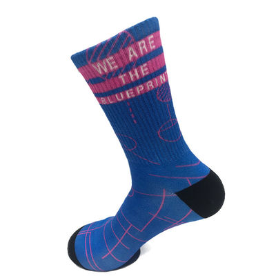Носки из 80% хлопка с расчесыванием OEM Custom Design Logo Unisex Модные дышащие носки
