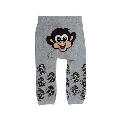 Маленькие девушки красочные колготки печатные leggings в сером зеленом розовом для активных занятий на свежем воздухе
