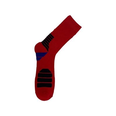 Красный белый хлопчатобумажный спортивный носки для экипажа Custom Logo Print Pattern Design для мужчин женщин