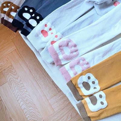 Удобные детские колготки с 3D-ушами и милыми животными в толстом хлопке