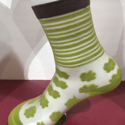 Пахта нейлон комфортные вязаные стеклянные носки для женщин Custom Logo OEM 35-40 женский размер