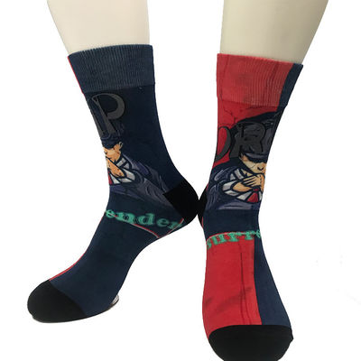 Мужские 3D-печать Digital Sublimation носки с дизайном логотипа в обычном стиле
