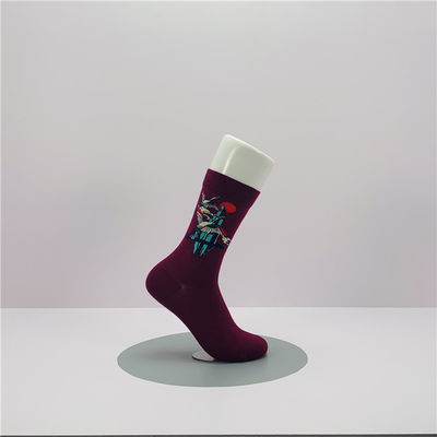 Женские Organic Cotton Socks Standard Thickness Breathable Cute Print Long Socks Женские натуральные хлопковые носки стандартной толщины