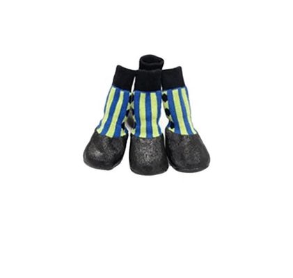 Спортивные высокие лодыжки 4PCS теплые щенки собаки мягкие дышащие носки для домашних животных Скид носки для маленьких собак