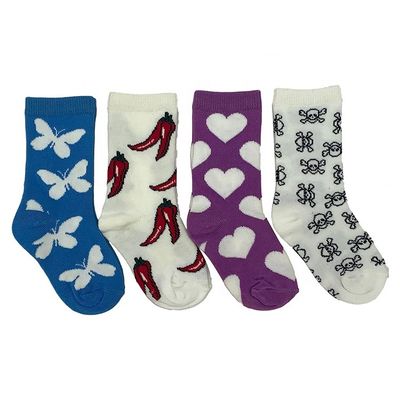 Красочные носки для детей Custom Logo Cotton Boys and Girls Socks Detection Needle Included