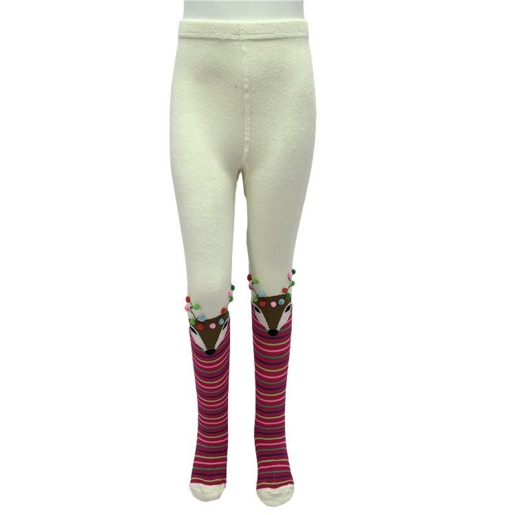 70% хлопчатника 28% полиэстера 2% спандекса Custom Printing Girls Cute Tights для детей