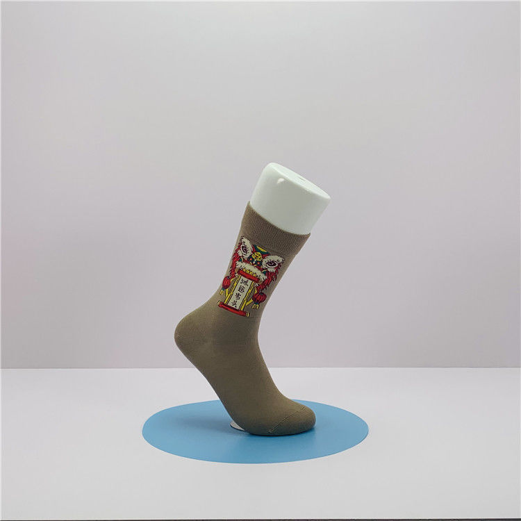 Женские Organic Cotton Socks Standard Thickness Breathable Cute Print Long Socks Женские натуральные хлопковые носки стандартной толщины