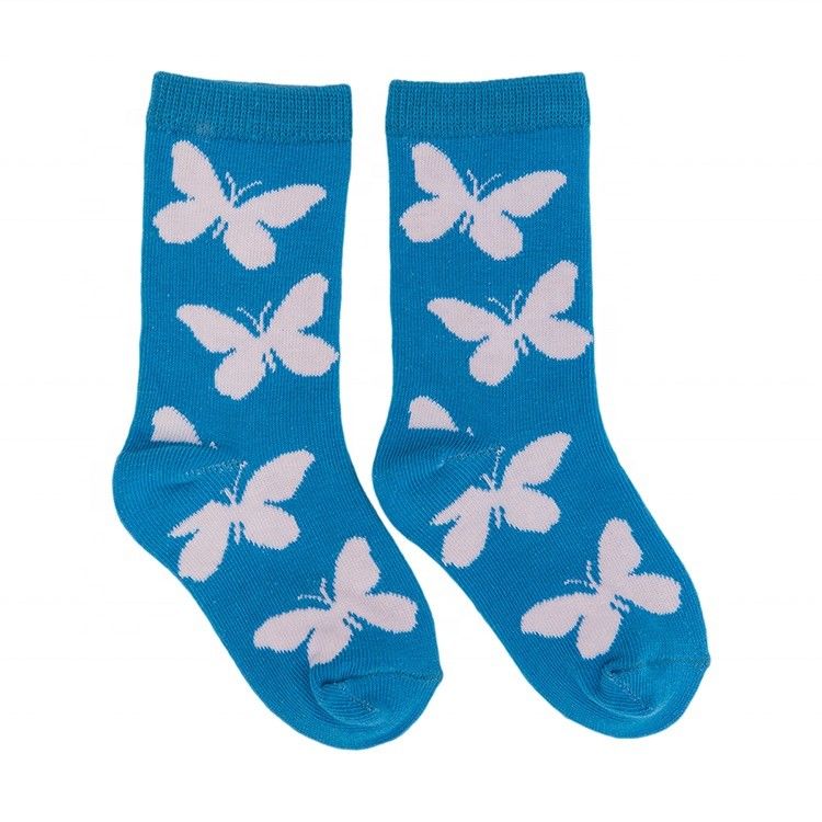 Красочные носки для детей Custom Logo Cotton Boys and Girls Socks Detection Needle Included